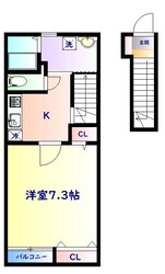 長町一丁目駅 徒歩20分 2階の物件間取画像